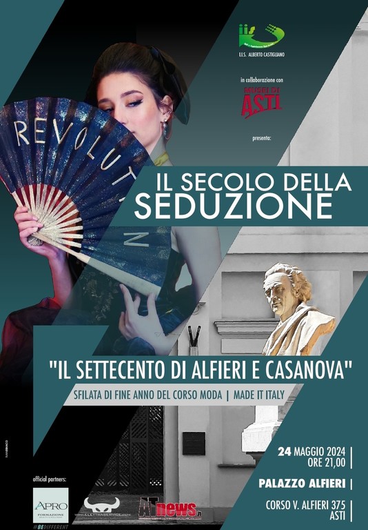 mostra “Il secolo delle seduzioni – Il Settecento di Alfieri e  Casanova”