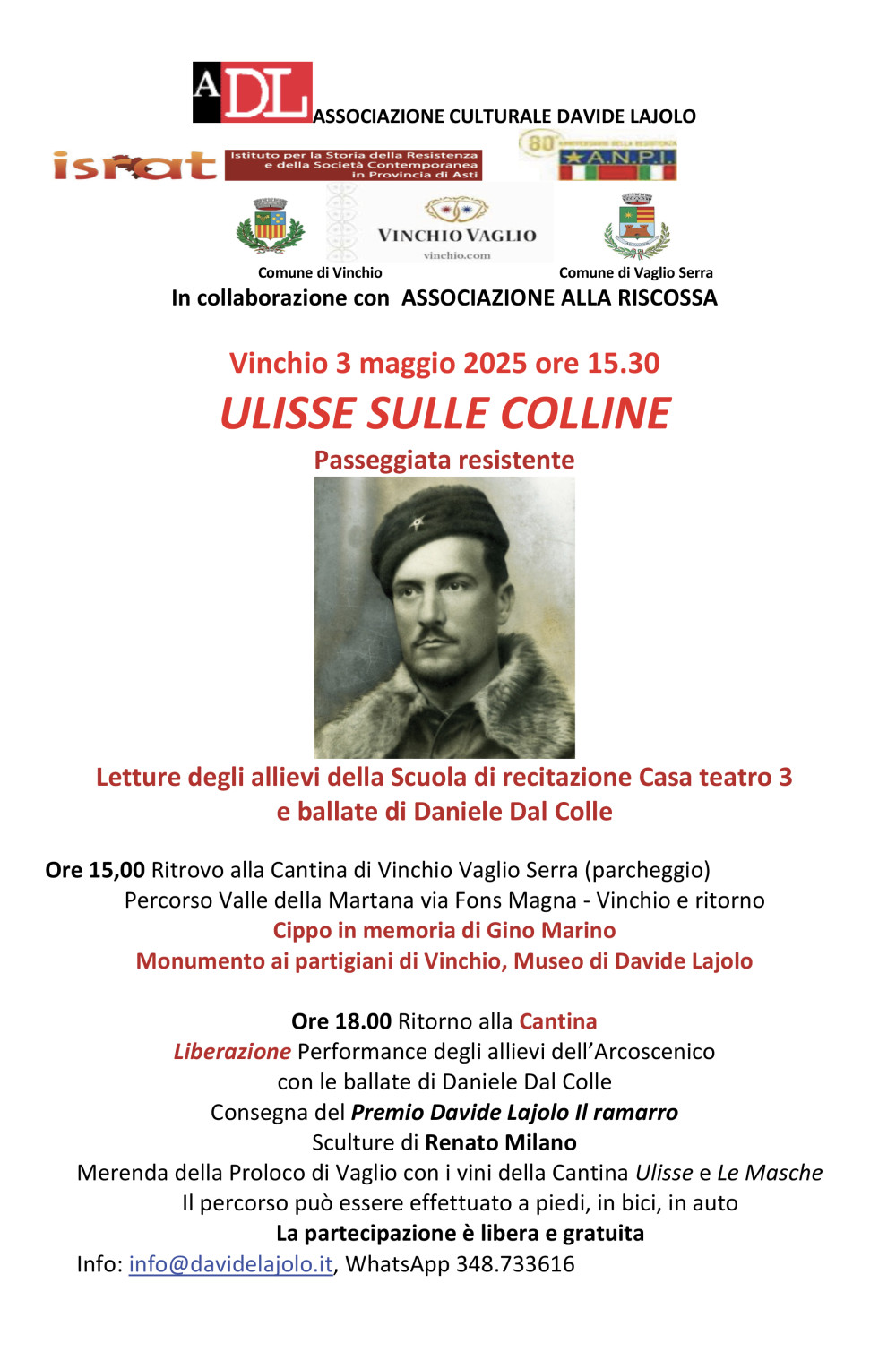 Ulisse sulle colline 2025