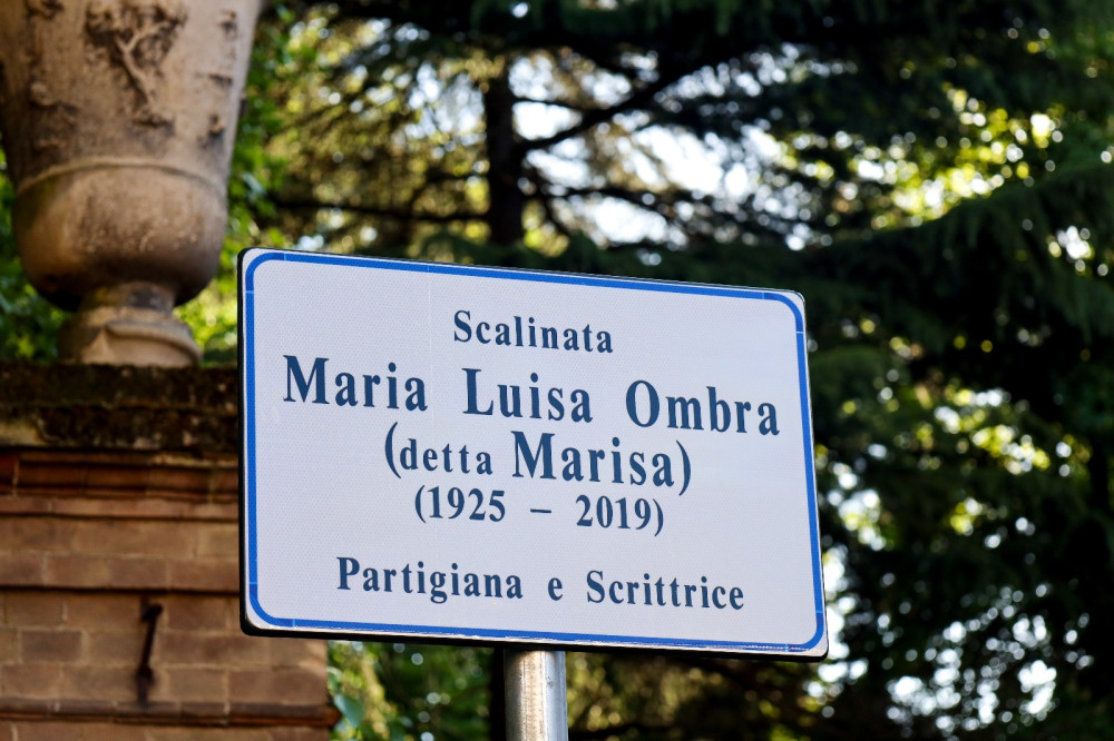 Intitolazione della scalinata a Marisa Ombra